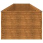 vidaXL Jardinera de acero corten 770x100x69 cm