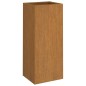 vidaXL Jardinera de acero corten 32x27,5x75 cm vidaXL Jardinera de acero corten 32x27,5x75 cm