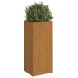 vidaXL Jardinera de acero corten 32x27,5x75 cm vidaXL Jardinera de acero corten 32x27,5x75 cm