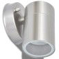 vidaXL Lámpara de pared exterior 2 uds acero inoxidable descendente vidaXL Lámpara de pared exterior 2 uds acero inoxidable descendente