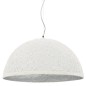 vidaXL Lámpara colgante blanco y plateado E27 Ø50 cm vidaXL Lámpara colgante blanco y plateado E27 Ø50 cm