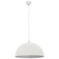 vidaXL Lámpara colgante blanco y plateado E27 Ø50 cm vidaXL Lámpara colgante blanco y plateado E27 Ø50 cm