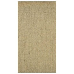 vidaXL Alfombra de sisal natural verde 80x150 cm