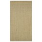 vidaXL Alfombra de sisal natural verde 80x150 cm