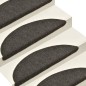vidaXL Alfombrillas autoadhesivas escalera 10 uds antracita 65x21x4 cm vidaXL Alfombrillas autoadhesivas escalera 10 uds antracita 65x21x4 cm