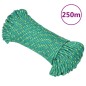 vidaXL Cuerda de barco polipropileno verde 3 mm 250 m vidaXL Cuerda de barco polipropileno verde 3 mm 250 m
