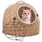 vidaXL Transportín para gatos sauce natural 50x42x40 cm