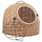 vidaXL Transportín para gatos sauce natural 50x42x40 cm