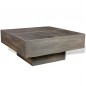vidaXL Mesa de centro cuadrada de madera maciza de mango marrón vidaXL Mesa de centro cuadrada de madera maciza de mango marrón