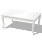 vidaXL Mesa de centro 100 x 60 x 42 blanco brillante vidaXL Mesa de centro 100 x 60 x 42 blanco brillante
