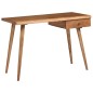 vidaXL Escritorio de madera de acacia maciza 110x50x76 cm vidaXL Escritorio de madera de acacia maciza 110x50x76 cm