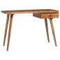 vidaXL Escritorio de madera de acacia maciza 110x50x76 cm vidaXL Escritorio de madera de acacia maciza 110x50x76 cm
