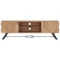 vidaXL Mueble para TV madera maciza de acacia 140x30x45 cm