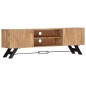 vidaXL Mueble para TV madera maciza de acacia 140x30x45 cm