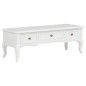 vidaXL Mueble para TV de madera blanco 100x35x35 cm vidaXL Mueble para TV de madera blanco 100x35x35 cm