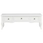 vidaXL Mueble para TV de madera blanco 100x35x35 cm vidaXL Mueble para TV de madera blanco 100x35x35 cm