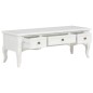 vidaXL Mueble para TV de madera blanco 100x35x35 cm vidaXL Mueble para TV de madera blanco 100x35x35 cm