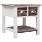 vidaXL Mesa auxiliar madera de Paulownia marrón 40x40x40 cm vidaXL Mesa auxiliar madera de Paulownia marrón 40x40x40 cm