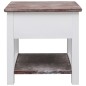 vidaXL Mesa auxiliar madera de Paulownia marrón 40x40x40 cm vidaXL Mesa auxiliar madera de Paulownia marrón 40x40x40 cm