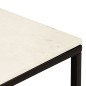 vidaXL Mesa de centro piedra real textura de mármol blanco 40x40x35 cm vidaXL Mesa de centro piedra real textura de mármol blanco 40x40x35 cm