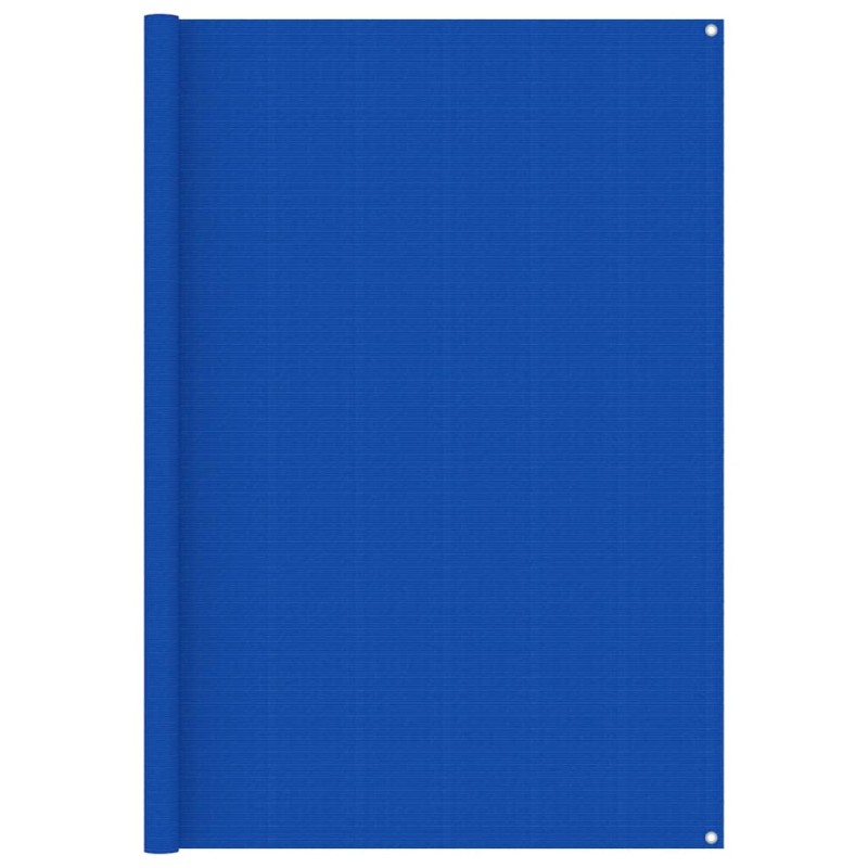 vidaXL Alfombra para tienda de campaña HDPE azul 200x400 cm vidaXL Alfombra para tienda de campaña HDPE azul 200x400 cm
