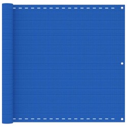 vidaXL Toldo para balcón HDPE azul 90x300 cm