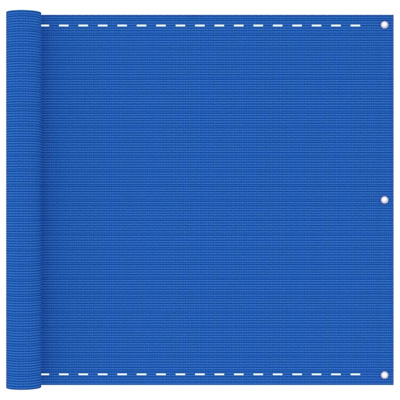 vidaXL Toldo para balcón HDPE azul 90x300 cm vidaXL Toldo para balcón HDPE azul 90x300 cm