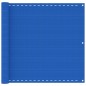 vidaXL Toldo para balcón HDPE azul 90x300 cm vidaXL Toldo para balcón HDPE azul 90x300 cm