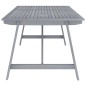 vidaXL Mesa comedor de jardín madera maciza acacia gris 206x100x74 cm vidaXL Mesa comedor de jardín madera maciza acacia gris 206x100x74 cm