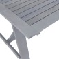 vidaXL Mesa comedor de jardín madera maciza acacia gris 206x100x74 cm vidaXL Mesa comedor de jardín madera maciza acacia gris 206x100x74 cm