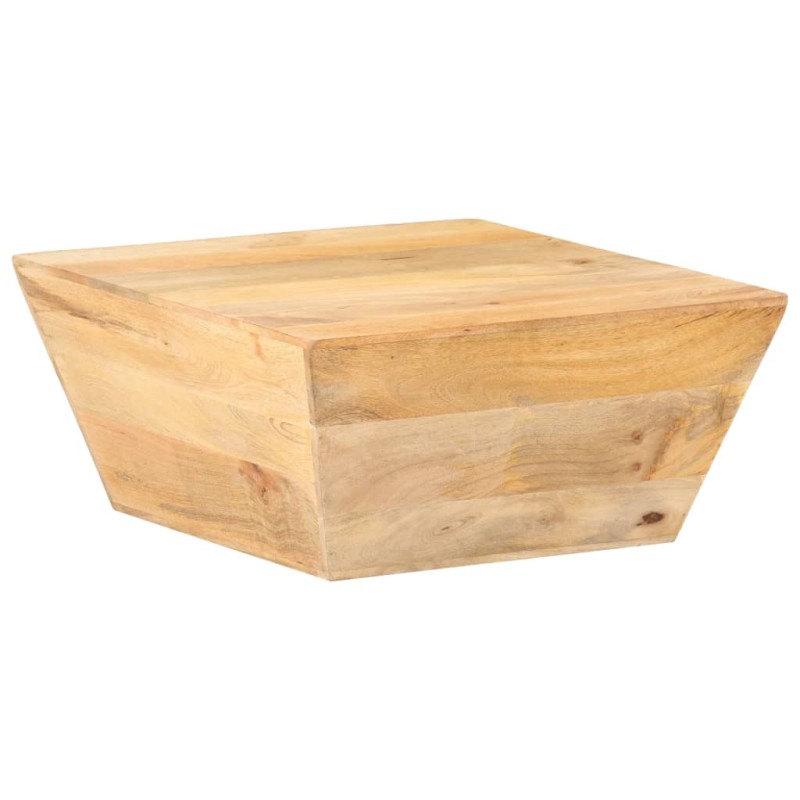 vidaXL Mesa de centro forma de V madera maciza de mango 66x66x30 cm vidaXL Mesa de centro forma de V madera maciza de mango 66x66x30 cm