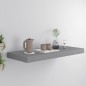 vidaXL Estante flotante de pared MDF gris 60x23,5x3,8 cm