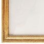vidaXL Marcos de foto collage de pared/mesa 3 uds dorado MDF 70x90 cm
