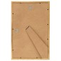 vidaXL Marcos de foto collage de pared/mesa 3 uds dorado MDF 70x90 cm