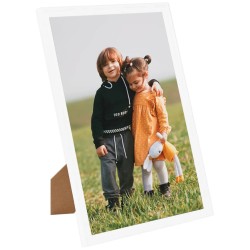 vidaXL Marcos de foto collage de pared/mesa 5 uds blanco MDF 59,4x84cm