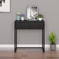 vidaXL Mesa consola de acero negra 72x35x75 cm vidaXL Mesa consola de acero negra 72x35x75 cm