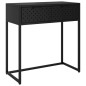 vidaXL Mesa consola de acero negra 72x35x75 cm vidaXL Mesa consola de acero negra 72x35x75 cm