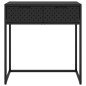 vidaXL Mesa consola de acero negra 72x35x75 cm vidaXL Mesa consola de acero negra 72x35x75 cm