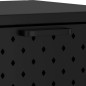vidaXL Mesa consola de acero negra 72x35x75 cm vidaXL Mesa consola de acero negra 72x35x75 cm