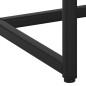 vidaXL Mesa consola de acero negra 72x35x75 cm vidaXL Mesa consola de acero negra 72x35x75 cm