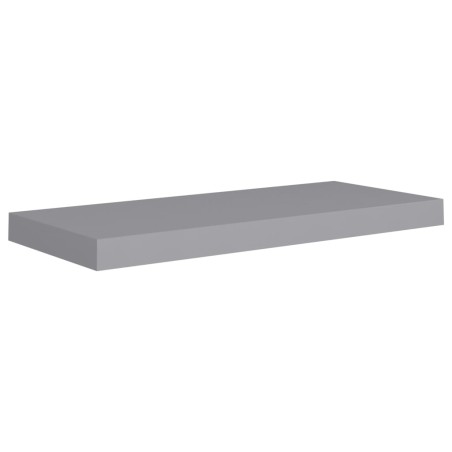 vidaXL Estante flotante de pared MDF gris 60x23,5x3,8 cm