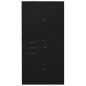 vidaXL Armario de oficina de acero negro 90x40x180 cm vidaXL Armario de oficina de acero negro 90x40x180 cm