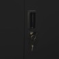 vidaXL Armario de oficina de acero negro 90x40x180 cm vidaXL Armario de oficina de acero negro 90x40x180 cm