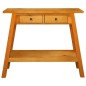 vidaXL Mesa consola con cajones madera maciza de caoba 90x30x75 cm vidaXL Mesa consola con cajones madera maciza de caoba 90x30x75 cm