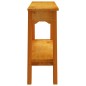 vidaXL Mesa consola con cajones madera maciza de caoba 90x30x75 cm vidaXL Mesa consola con cajones madera maciza de caoba 90x30x75 cm