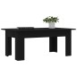 vidaXL Mesa de centro madera contrachapada negro 100x60x42 cm vidaXL Mesa de centro madera contrachapada negro 100x60x42 cm