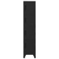 vidaXL Taquilla de acero negro 38x45x180 cm vidaXL Taquilla de acero negro 38x45x180 cm