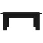 vidaXL Mesa de centro madera contrachapada negro 100x60x42 cm vidaXL Mesa de centro madera contrachapada negro 100x60x42 cm