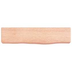 vidaXL Estante de pared madera de roble tratada marrón claro 40x10x6cm