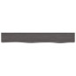 vidaXL Estante de pared madera roble tratada marrón oscuro 80x10x6 cm vidaXL Estante de pared madera roble tratada marrón oscuro 80x10x6 cm